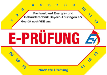 E-Prüfplakette